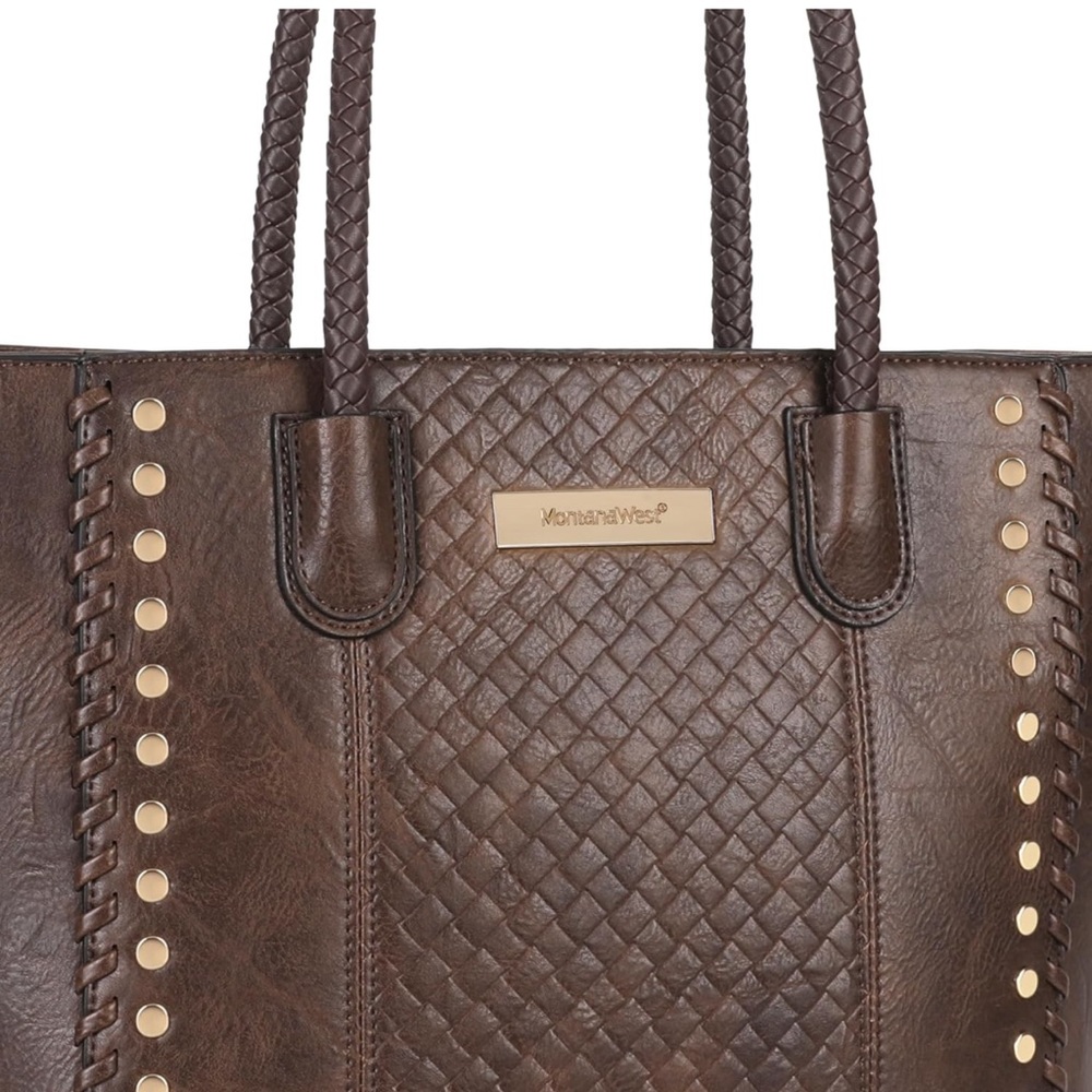 Montana West 3pcs Handbag Set Leopard Print Tote Bag for Women - Picture 3 of 6